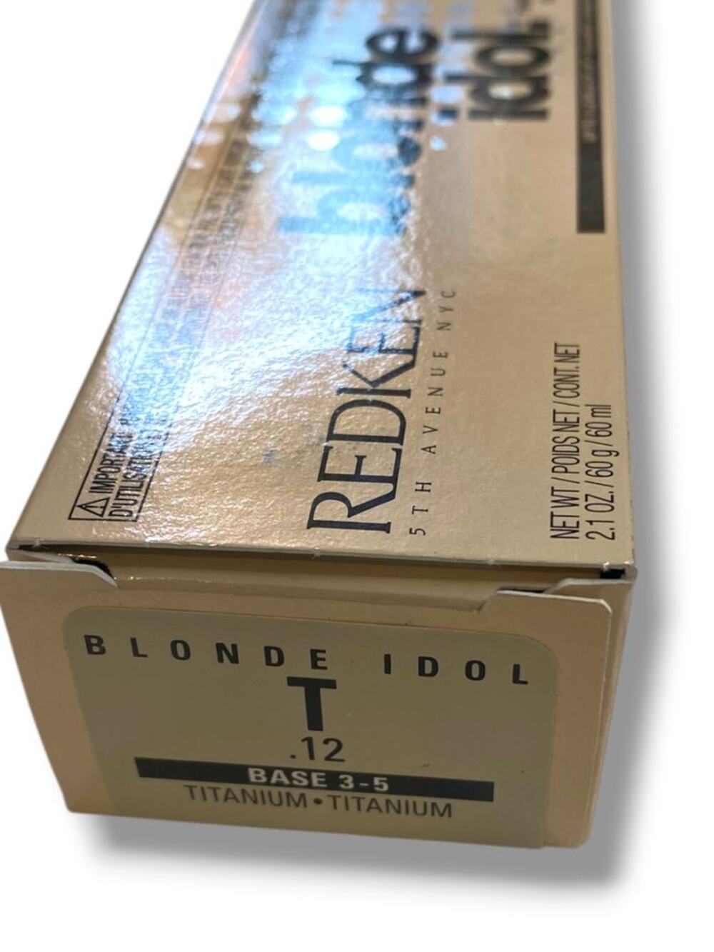 Redken New Blonde Idol Hair T .12 Titanium 2.1 oz Color High Lift Conditioning
